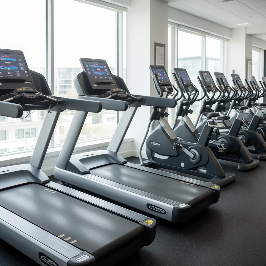 Cardio Section at Extreme Fitness Gym Madanapalle